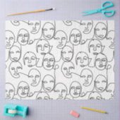 Moderne Abstrakte Linien gegenüber der Kunst der k Seidenpapier (Basteln)