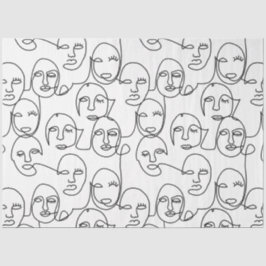 Moderne Abstrakte Linien gegenüber der Kunst der k Seidenpapier