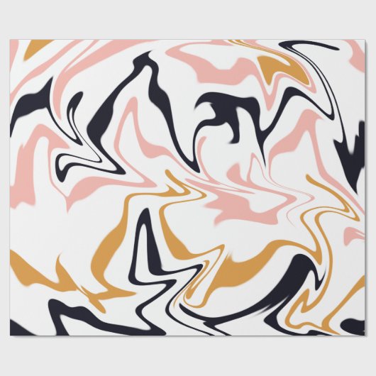 Moderne abstrakte Linien Geschenk Geschenkpapier (Flach)