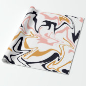 Moderne abstrakte Linien Geschenk Geschenkpapier (Ungerollt)