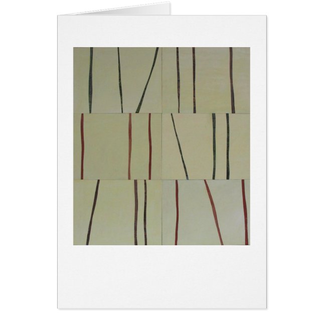 Moderne abstrakte Linien nachdenkliche Kunst (Vorne)