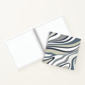 Moderne, abstrakte Linienführung Notizblock (Innenseite)