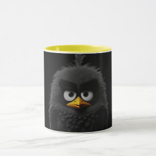Moderne abstrakte Linienkunst Schwarze Tasse Min