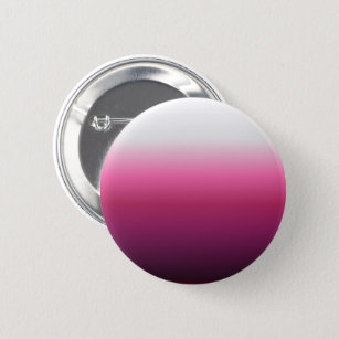 Moderne abstrakte Magenta burgundy maroon ombre Button