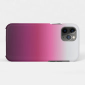 Moderne abstrakte Magenta burgundy maroon ombre Case-Mate iPhone Hülle (Rückseite (Horizontal))