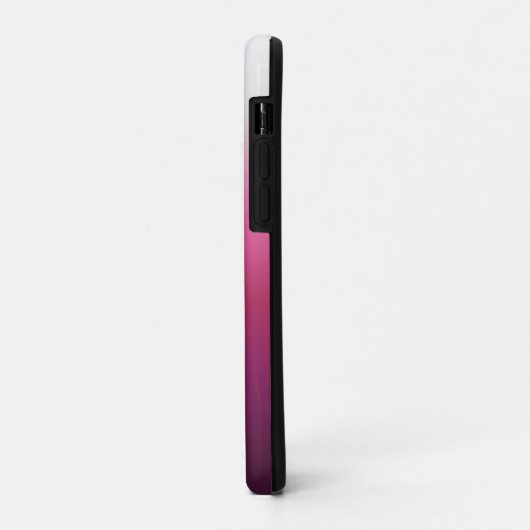 Moderne abstrakte Magenta burgundy maroon ombre Case-Mate iPhone Hülle (Hinten/Links)