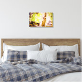 Moderne, Abstrakte Malerei Art Wrapped Canvas Leinwanddruck (Insitu (Schlafzimmer))
