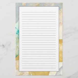 Moderne abstrakte Malerei auf Zeitungspapier Briefpapier