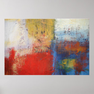 Moderne abstrakte Malerei-Kunstposter Poster