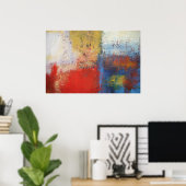 Moderne abstrakte Malerei-Kunstposter Poster (Heimbüro)