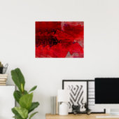 Moderne Abstrakte Malerei Moderne Kunst Post Poster (Heimbüro)