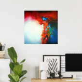 Moderne Abstrakte Malerei Poster (Heimbüro)