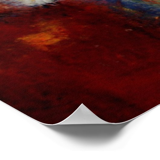 Moderne Abstrakte Malerei Poster (Ecke)