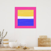 moderne abstrakte Malerei Poster (Küche)