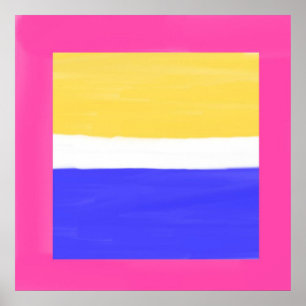 moderne abstrakte Malerei Poster