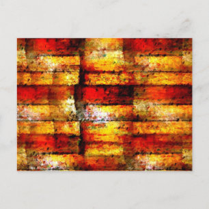 Moderne Abstrakte Malerei Postkarte