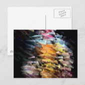 Moderne Abstrakte Malerei Postkarte (Vorne/Hinten)