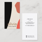 Moderne, Abstrakte Malereiformen Visitenkarte (Vorne/Hinten)