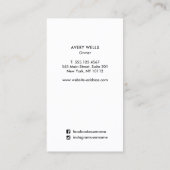 Moderne, Abstrakte Malereiformen Visitenkarte (Rückseite)