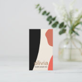 Moderne, Abstrakte Malereiformen Visitenkarte (Stehend Vorderseite)