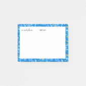 Moderne abstrakte, malerische Grenze und Schriftst Post-it Klebezettel (Vorderseite)