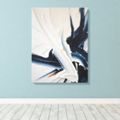 Moderne, Abstrakte Malerwerbung Leinwanddruck (Insitu (Holzboden))