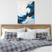 Moderne, Abstrakte Malerwerbung Leinwanddruck (Insitu (Schlafzimmer))