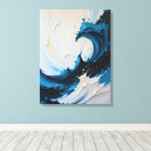 Moderne, Abstrakte Malerwerbung Leinwanddruck (Insitu (Holzboden))