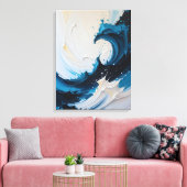 Moderne, Abstrakte Malerwerbung Leinwanddruck (Insitu (Wohnzimmer))