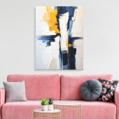 Moderne, Abstrakte Malerwerbung Leinwanddruck (Insitu (Wohnzimmer))