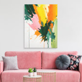 Moderne, Abstrakte Malerwerbung Leinwanddruck (Insitu (Wohnzimmer))