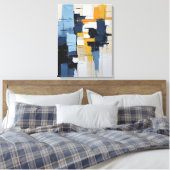 Moderne, Abstrakte Malerwerbung Leinwanddruck (Insitu (Schlafzimmer))