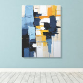 Moderne, Abstrakte Malerwerbung Leinwanddruck (Insitu (Holzboden))