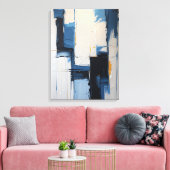 Moderne, Abstrakte Malerwerbung Leinwanddruck (Insitu (Wohnzimmer))