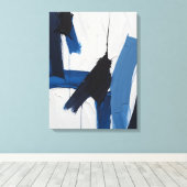 Moderne, Abstrakte Malerwerbung Leinwanddruck (Insitu (Holzboden))