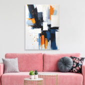 Moderne, Abstrakte Malerwerbung Leinwanddruck (Insitu (Wohnzimmer))