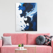 Moderne, Abstrakte Malerwerbung Leinwanddruck (Insitu (Wohnzimmer))