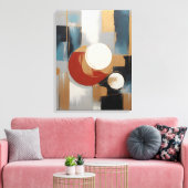 Moderne, Abstrakte Malerwerbung Leinwanddruck (Insitu (Wohnzimmer))