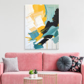 Moderne, Abstrakte Malerwerbung Leinwanddruck (Insitu (Wohnzimmer))