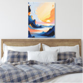 Moderne, Abstrakte Malerwerbung Leinwanddruck (Insitu (Schlafzimmer))