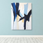 Moderne, Abstrakte Malerwerbung Leinwanddruck (Insitu (Holzboden))