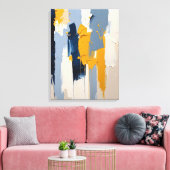 Moderne, Abstrakte Malerwerbung Leinwanddruck (Insitu (Wohnzimmer))