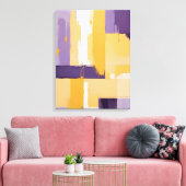 Moderne, Abstrakte Malerwerbung Leinwanddruck (Insitu (Wohnzimmer))