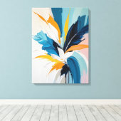 Moderne, Abstrakte Malerwerbung Leinwanddruck (Insitu (Holzboden))