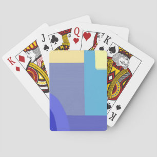 moderne abstrakte Malkunst Spielkarten