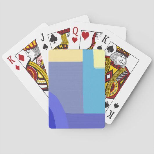moderne abstrakte Malkunst Spielkarten (Rückseite)