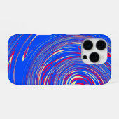 Moderne abstrakte Marmormuster-Design iPhone Hülle (Rückseite (Horizontal))