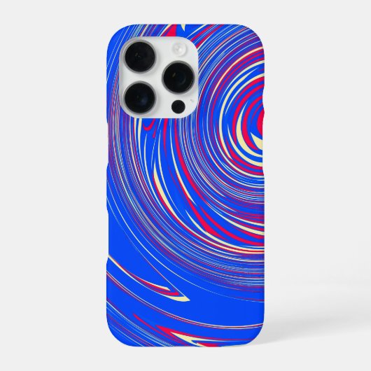 Moderne abstrakte Marmormuster-Design iPhone Hülle (Rückseite)