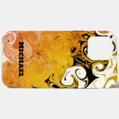 Moderne Abstrakte Maskuline Coole Inspirivity Gold Case-Mate iPhone Hülle (Rückseite (Horizontal))