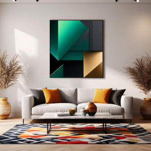 Moderne Abstrakte Minimalistische Formen Poster